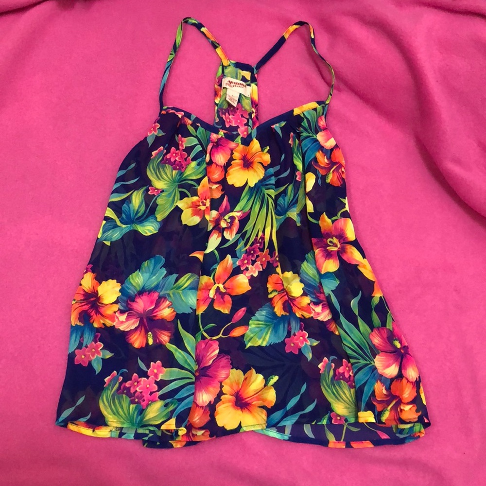 Floral tank top